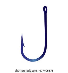 Fishing hook black