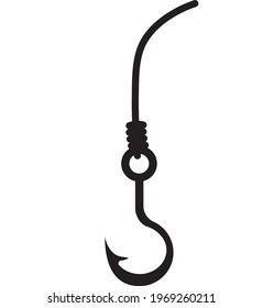 Fishing hook. Fisherman's attributes. Fishing.