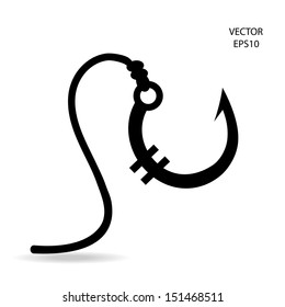 fishing hook icon
