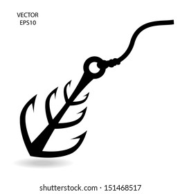 fishing hook icon