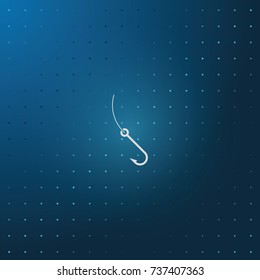 Fishing hook icon.