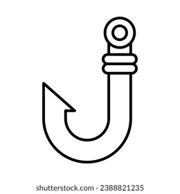 Fishing Hook Icon Design For Personal And Commercial Use