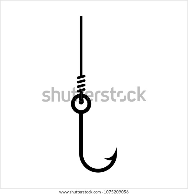 Fishing Hook\
Icon Design Set Vector Art\
Illustration