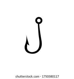 Fishing Hook icon design template illustration