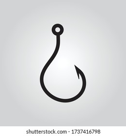 Designvektor für Angelhakensymbole für mehrere Anwendungen 