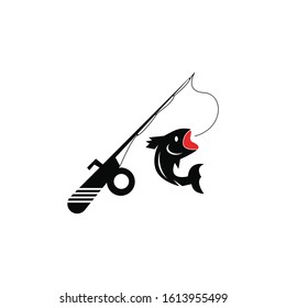 Fishing hook icon and symbol vector illustration