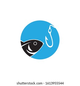 Fishing hook icon and symbol vector illustration