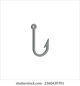 fishing hook icon vector design