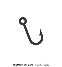 Fishing Hook Icon Vector Illustration