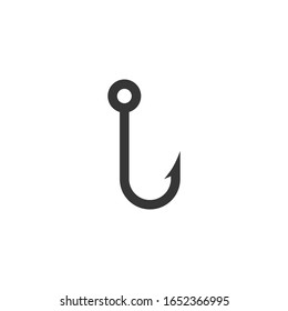 Fishing Hook Icon Vector Illustration