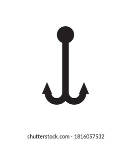Fishing Hook Icon Vector Illustration