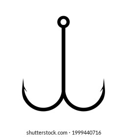 Fishing Hook Icon Vector Illustration