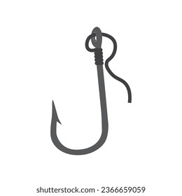 Fishing hook icon vector illustration design