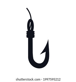 símbolos de iconos de gancho de pesca elementos vectores para web infográfica