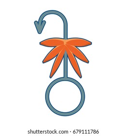 Fishing hook isolated