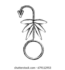 Fishing hook isolated