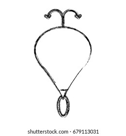 Fishing hook isolated