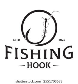 pesca gancho logotipo design, isca de pesca, loja de pesca, torneio, pescador, comunidade de pesca