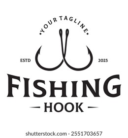 pesca gancho logotipo design, isca de pesca, loja de pesca, torneio, pescador, comunidade de pesca