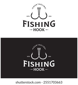 pesca gancho logotipo design, isca de pesca, loja de pesca, torneio, pescador, comunidade de pesca