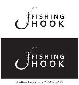 pesca gancho logotipo design, isca de pesca, loja de pesca, torneio, pescador, comunidade de pesca