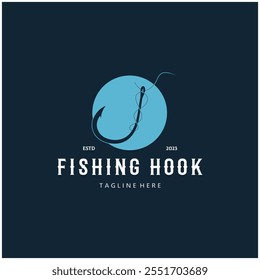 pesca gancho logotipo design, isca de pesca, loja de pesca, torneio, pescador, comunidade de pesca