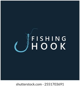 pesca gancho logotipo design, isca de pesca, loja de pesca, torneio, pescador, comunidade de pesca