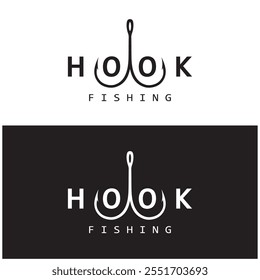 pesca gancho logotipo design, isca de pesca, loja de pesca, torneio, pescador, comunidade de pesca