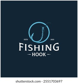 pesca gancho logotipo design, isca de pesca, loja de pesca, torneio, pescador, comunidade de pesca