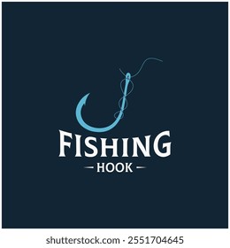 pesca gancho logotipo design, isca de pesca, loja de pesca, torneio, pescador, comunidade de pesca