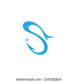 fishing hook logo design concept template. fully editable vector