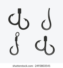 Fishing Hook Fishing logo Fishing Monogram Fishing Design