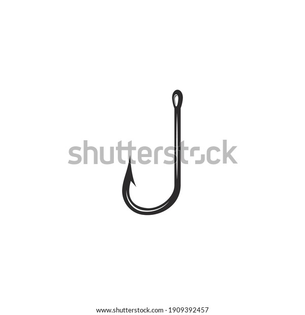 Fishing hook
logo vector icon illustration design

