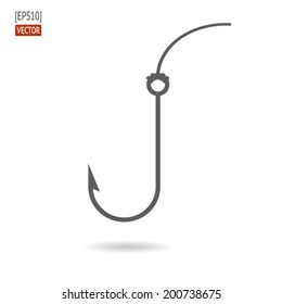 Fishing hook stock vector