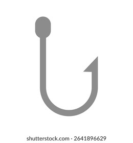 Fishing hooks. Simple icon. Black on white background white background simple eps 10 .icon vector color aris