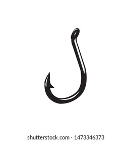 Fishing Hooks Types of Fishing Hooks isolated on white background vector
