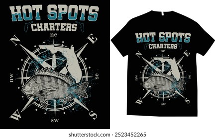 Fishing hunting for man and woman tshirt design 