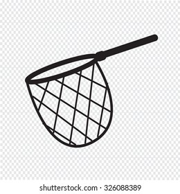 fishing hunting net icon