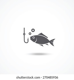 41,112 Fish Hook Icon Images, Stock Photos & Vectors 