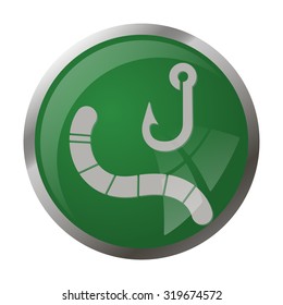 Fishing icon. 