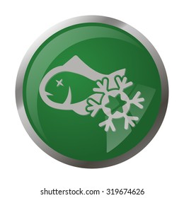 Fishing icon. 