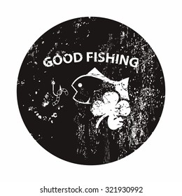 Fishing icon. 