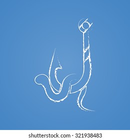 Fishing icon. 
