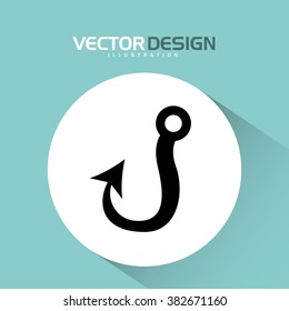 fishing icon design 