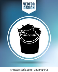 fishing icon design 
