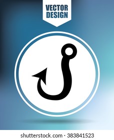 fishing icon design 