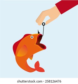 fishing icon design, vector illustration eps10 graphic 