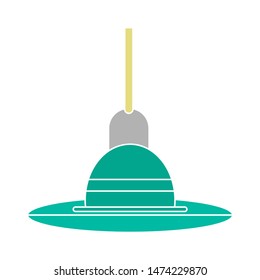 fishing icon. flat illustration of fishing vector icon. fishing sign symbol