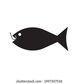 Fishing icon. Illustration style is a flat iconic symbol. Simple Fishing vector illustration on the
white background