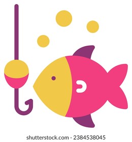 Fishing icon Illustration, for UIUX, infographic, etc